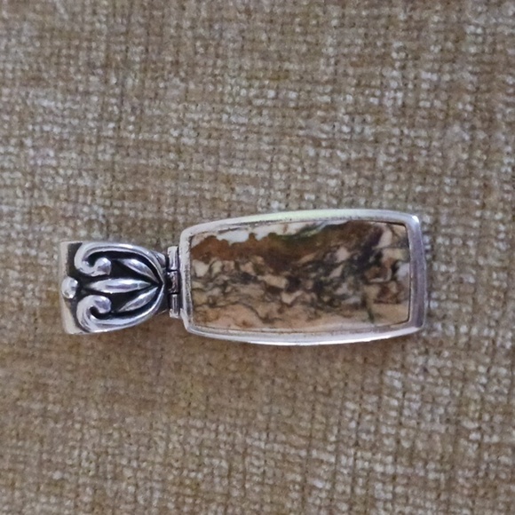 Barse Stone 925 Silver Pendant - Picture 9 of 9